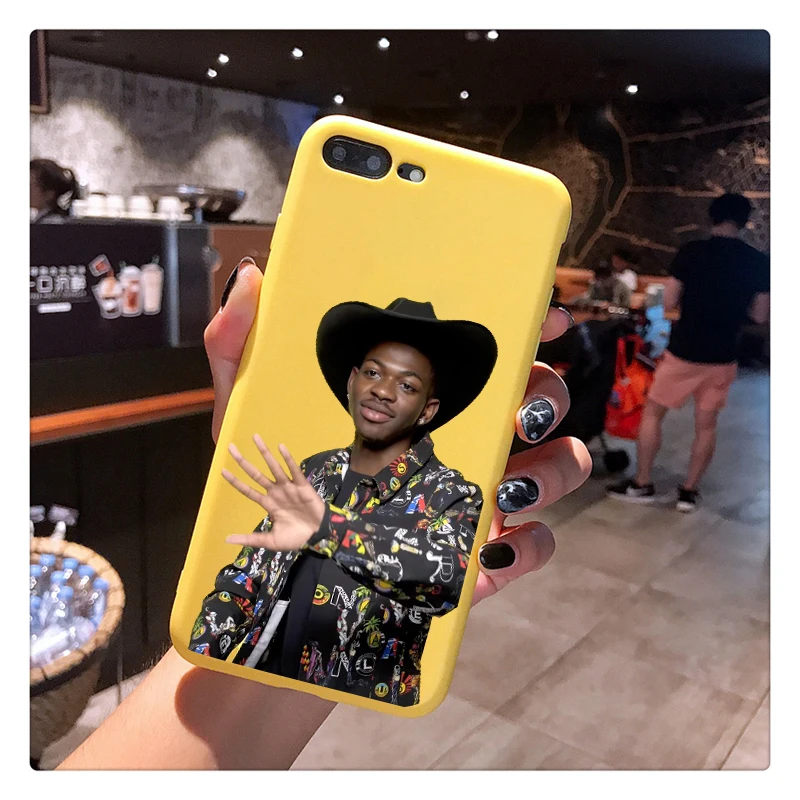 Lil Nas X хорового пения или Карамельный цвет чехол для телефона TPU IPhone 7 8 XS XR xsmax