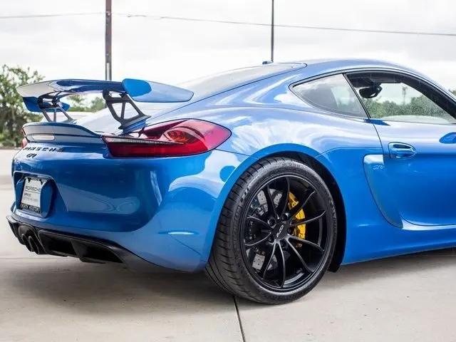 Задний спойлер GT4 из углеродного волокна для Porsche Boxster Cayman 981 2014-2016 | Автомобили и