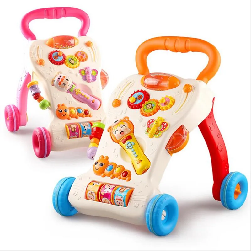 Детская коляска-ходунок с мультяшным львом | Мать и ребенок