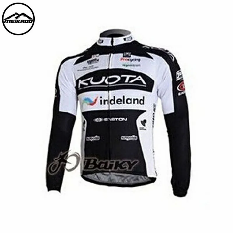 2018 KUOTA команда мужские веломайки Комплект зимний термальный флис с длинными