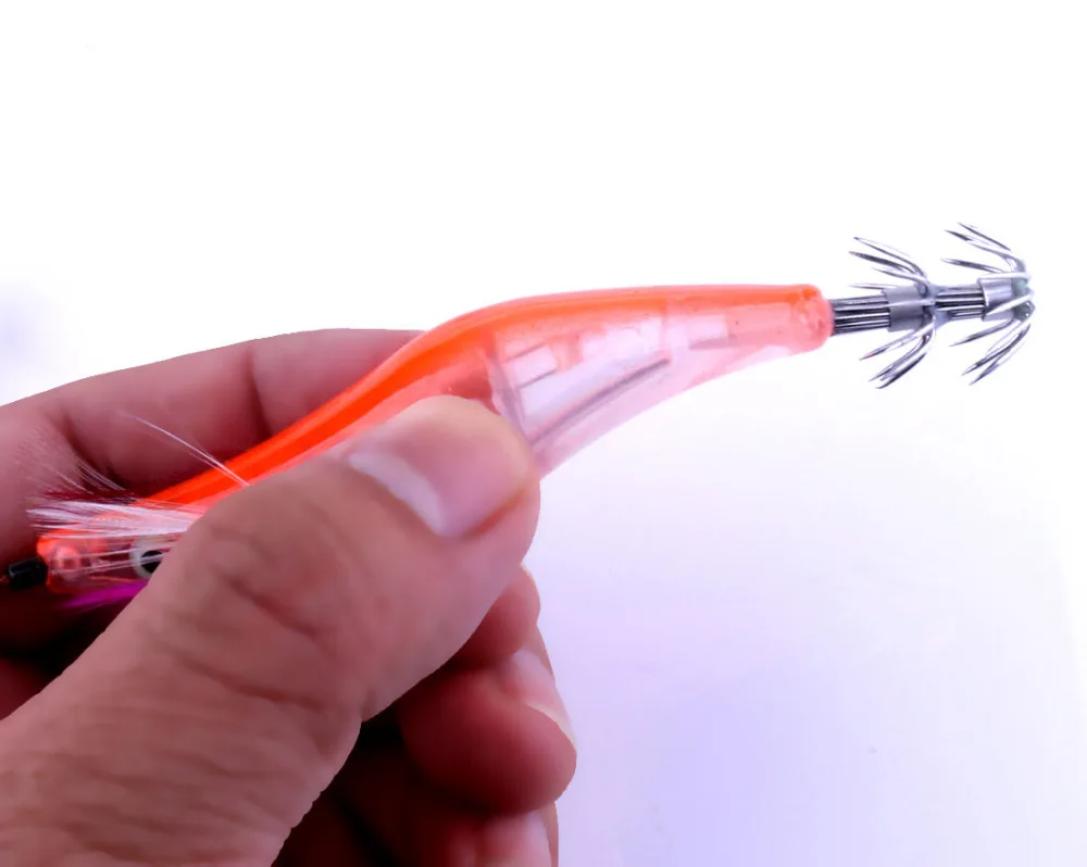 Новый 6 шт. светодиодный световой креветок приманка кальмара Ночная рыбалка на