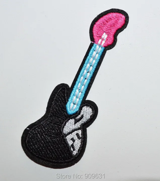 

30x HOT SALE! Lovely GITA biker Music Iron On patch Shirt Hat Jean shoes Applique