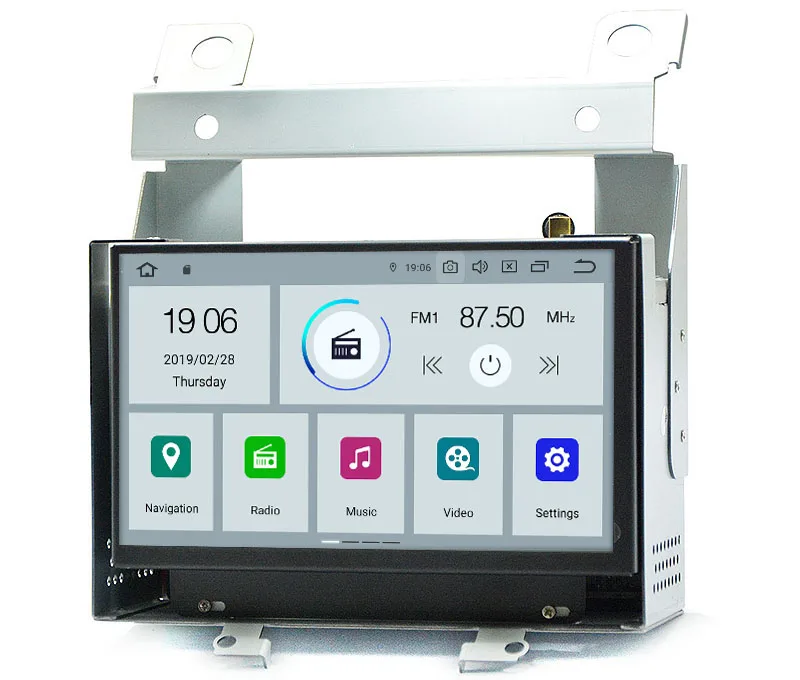 7 &quotчетырехъядерный Android 9 0 Система Автомобильный приемник gps для Land Rover Freelander ll с