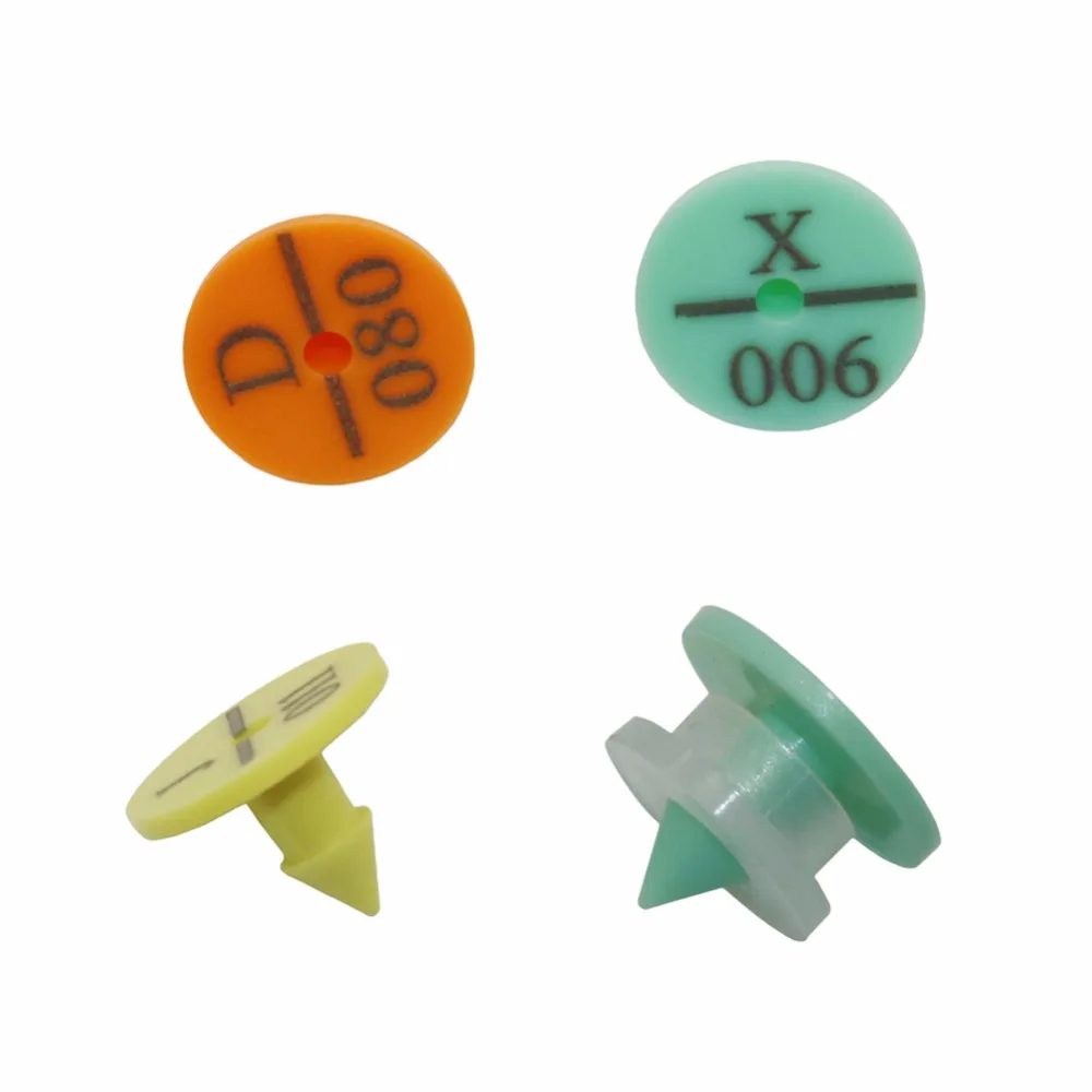 Ушные сережки с ушками кролика пластиковые ушные лисой и норкой|ear tag|plastic ear tagscard