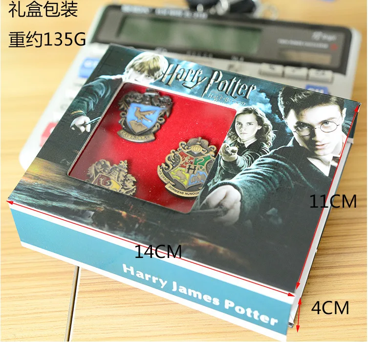 Хогвартс школьный Гриффиндор Слизерин Ravenclaw Hufflepuff символ металлический бейдж