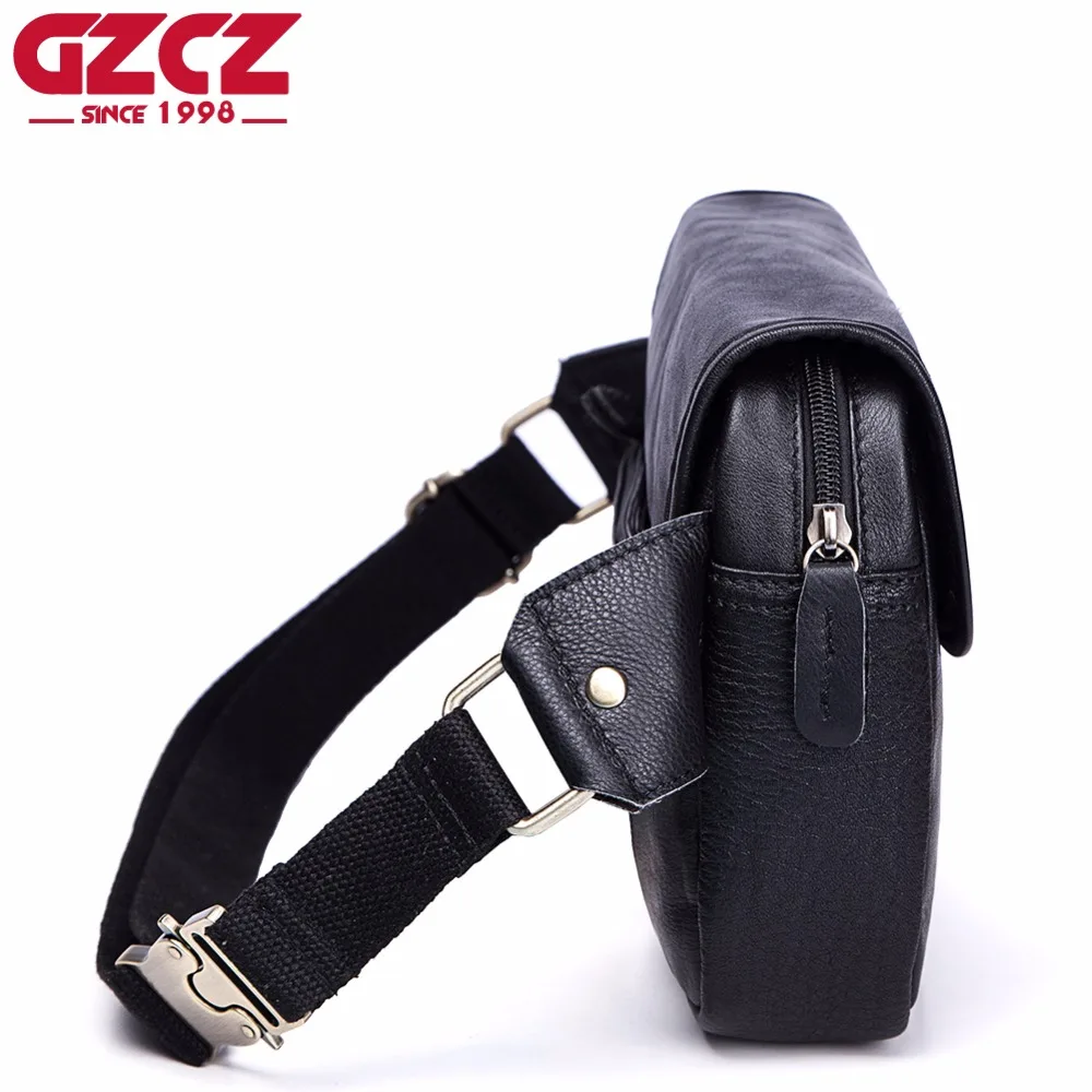 GZCZ мужские сумки из натуральной кожи деловые портфели сумка через плечо