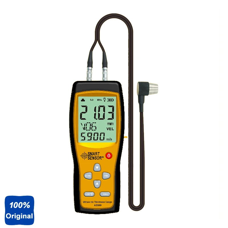 Портативный ультразвуковой алюминиевый толщиномер AS860|thickness gauge|thickness gagealuminum