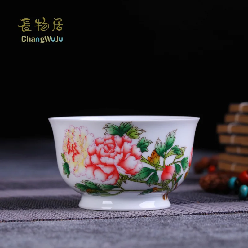 Чаши и блюдца Changwuju in Jingdezheng чаша для чая кунг фу ручная нарисованная Jinhongxia с