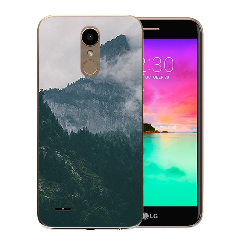 Чехлы для LG K10 2017 чехлы телефонов M250 M250N X400 мягкий силиконовый чехол с пейзажным
