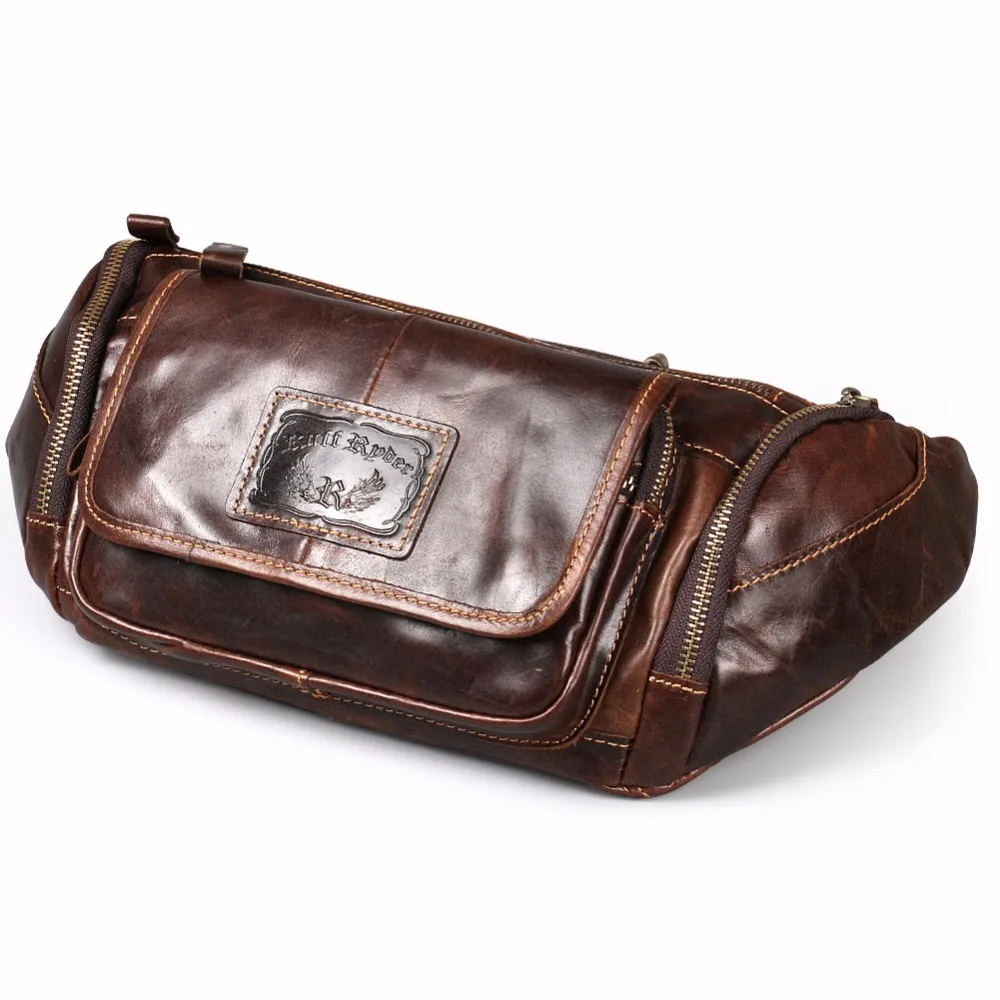 Ruil Новая мужская мода многофункциональные карманы высококачественная черная