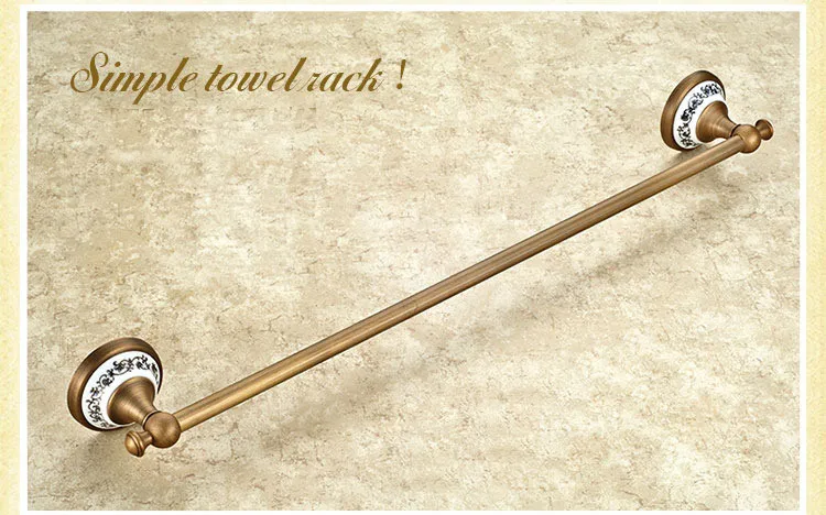 Вешалка для полотенец из твердой латуни и керамики высокое качество винтажный