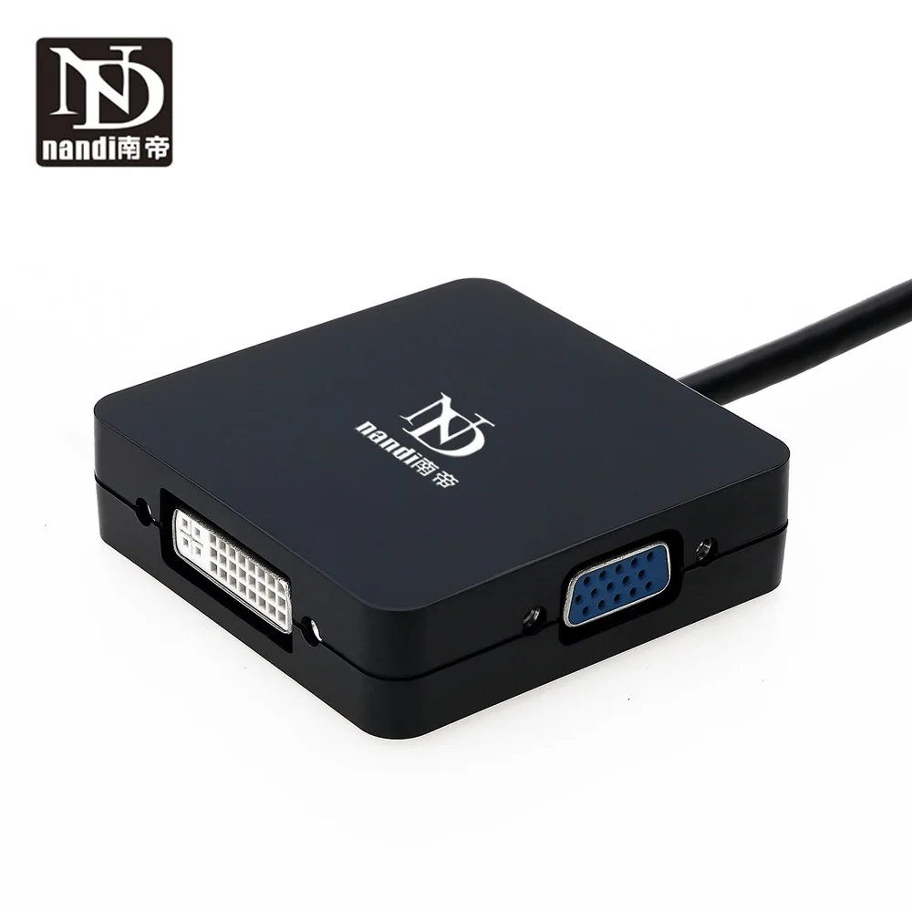Адаптер thunderbolt 2 hub mini display Port to hdmi DVI VGA многопортовый HDTV конвертер для MacBook pro Mac book air