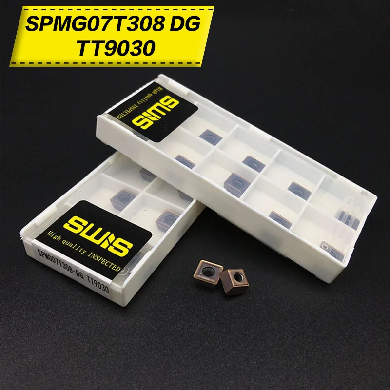 SPMG07T308 DG TT9030 твердосплавные вставки сверлильный резак SPMG 07T308 Высокое качество U