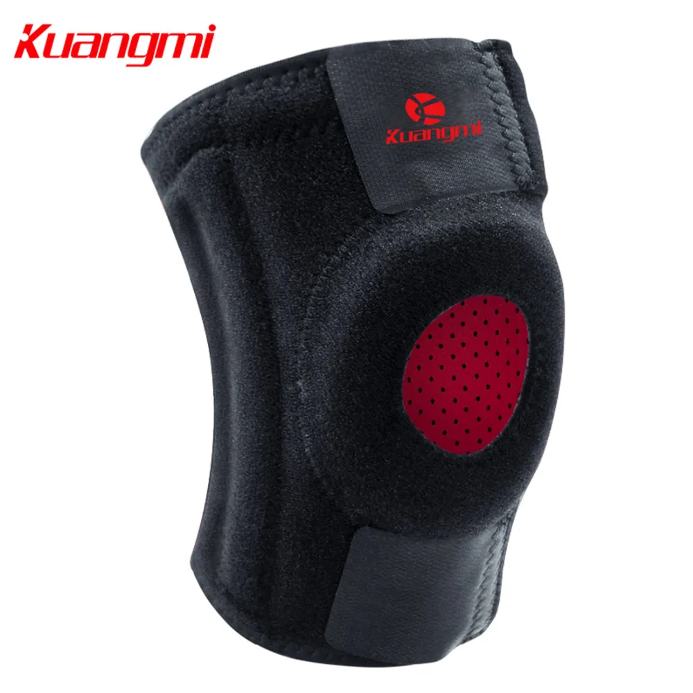 Kuangmi 1 шт. коленного бандажа Поддержка открытым коленной чашечки защитное
