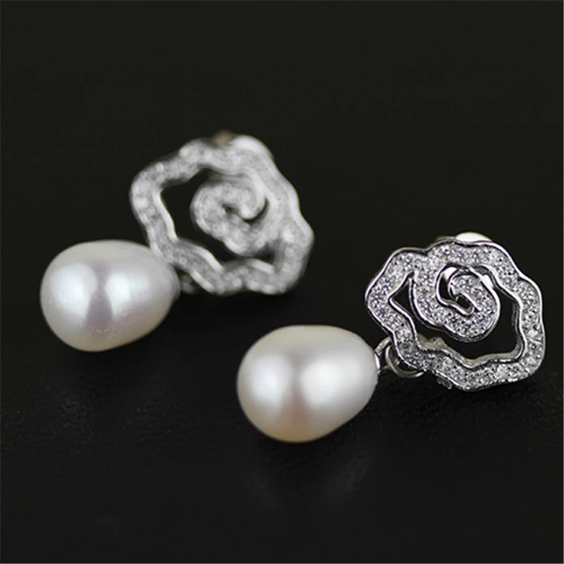 Lotus Fun реальные стерлингового серебра 925 натуральный жемчуг творческий ручной