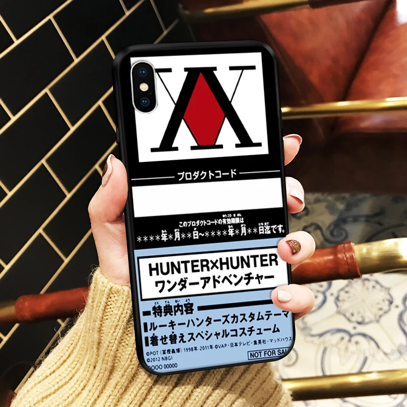 Чехол Hunter x Для iPhone XS Max HunterxHunter мягкий силиконовый чехол для X 11 Pro SE XR 7 6 8 Plus |
