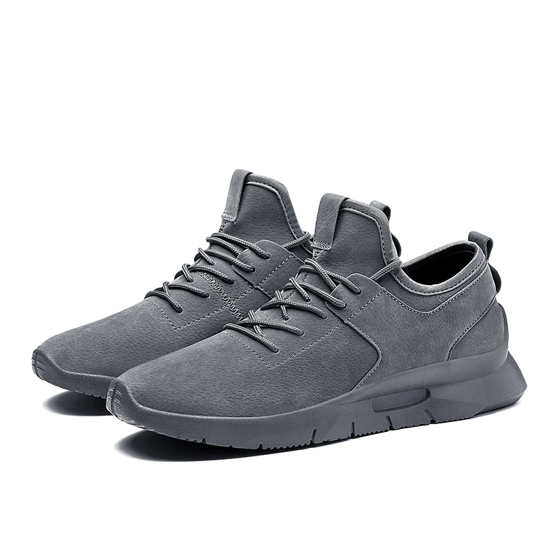 2017 брендовые кроссовки для мужчин весна осень кожа дышащие мужские s на шнуровке