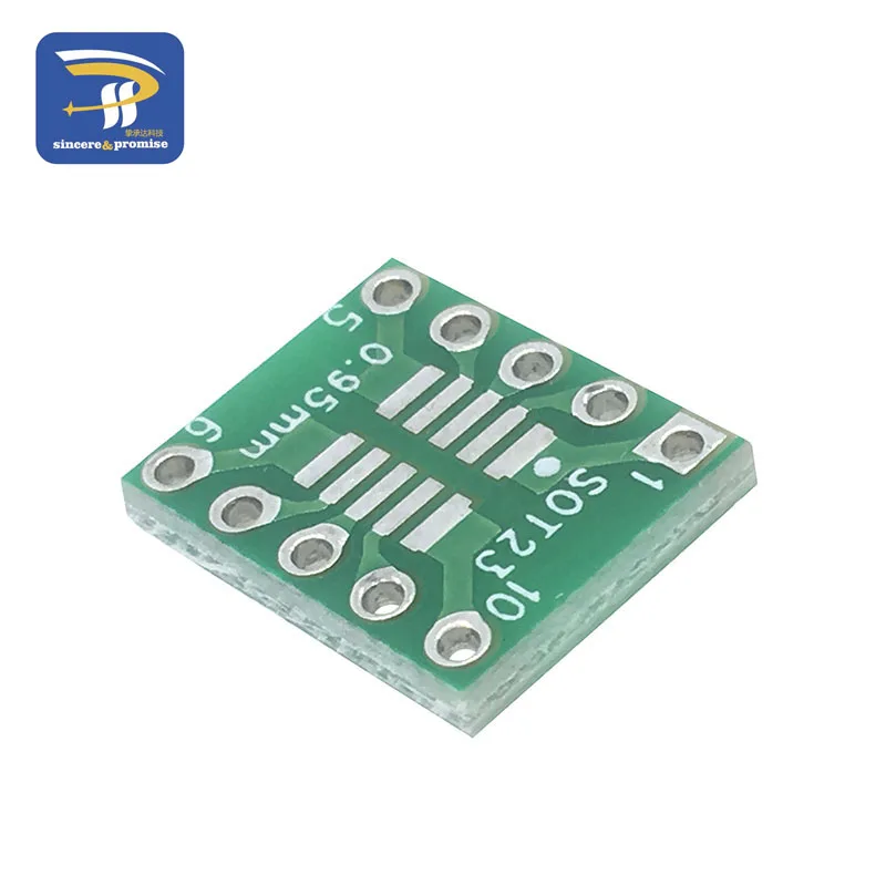 10 шт. SOT23 MSOP10 DIP переводная плата Pin шаг Адаптер 0 5 мм/0 95 мм до 2 54 печатная