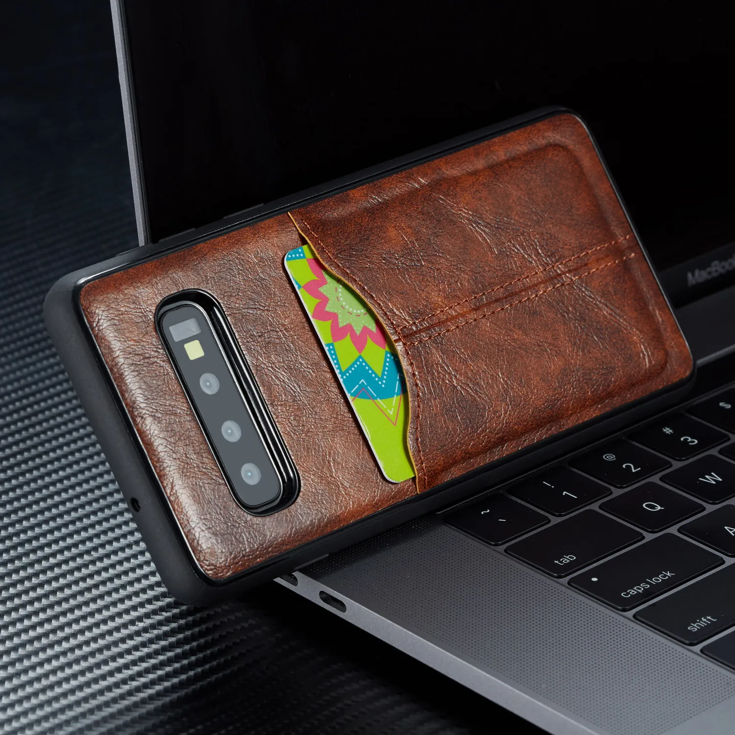 Из искусственной кожи чехол бумажник для samsung Galaxy S10 S10e плюс Чехол карты Винтаж S7 S8