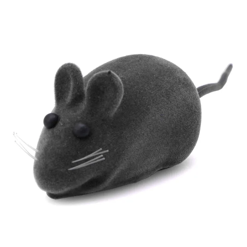 Милая пушистая мышь Кошка Котенок Играть Игрушка Ложные Мыши Крысы писк Шум звук