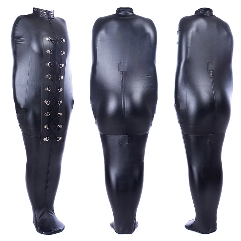 Мягкая искусственная кожа BDSM тело бондаж для руки мешок сна ограничители с