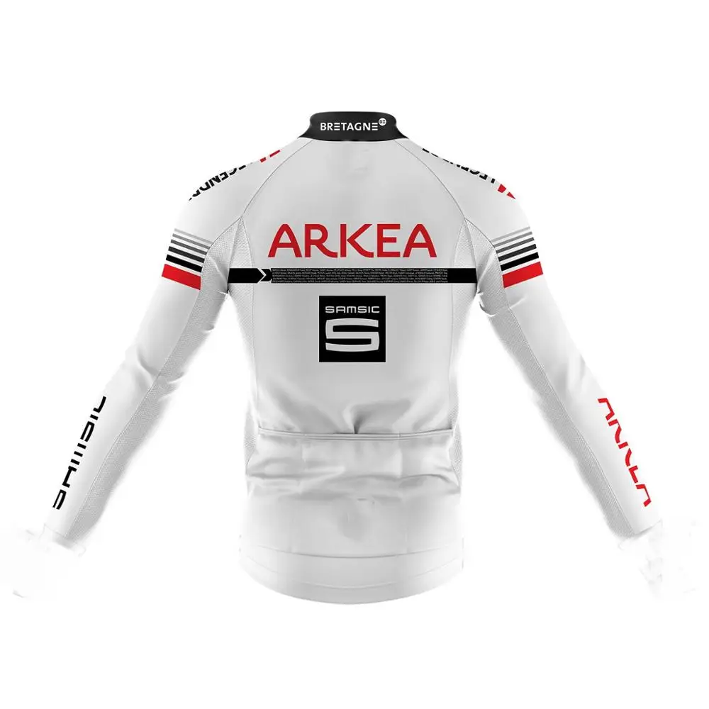 2019 ARKEA SAMSIC команда мужчин весна лето Велоспорт Джерси с длинным рукавом гоночный