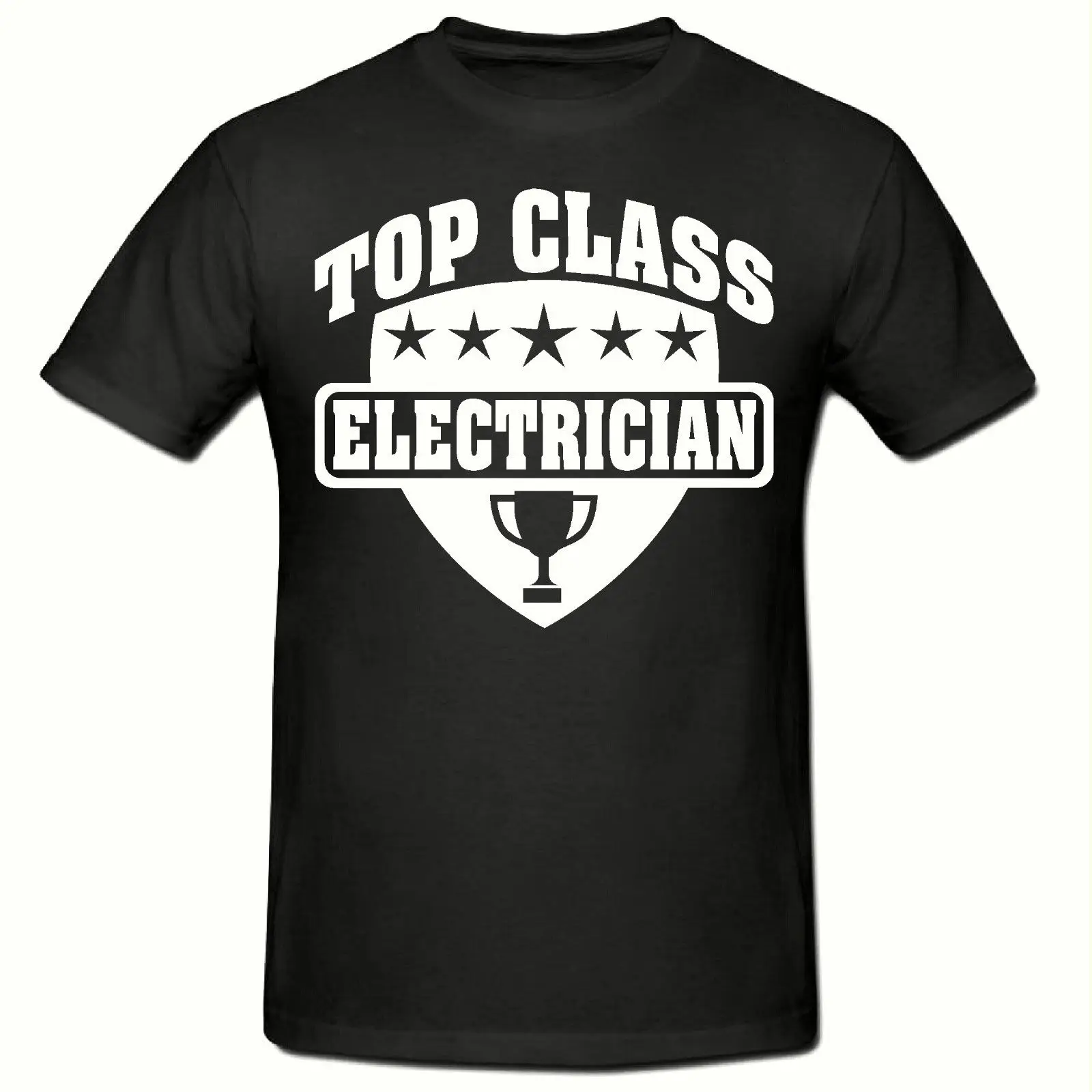 Топ класса электрик футболка Забавный Новинка Мужская SM 2XL удобная Повседневное