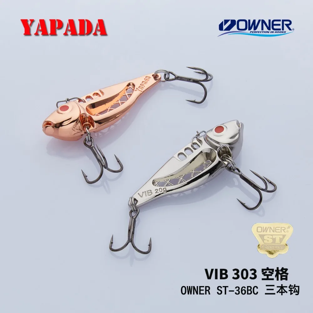 YAPADA VIB 303 Space 10 г/15 г усиленный тройной крючок 43 49 мм перо многоцветный цинковый