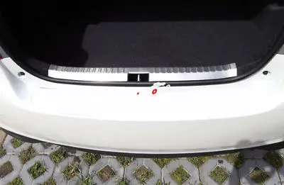 

Steel Inner Rear Bumper Protector Sill Plate For Toyota Vios Yaris Sedan 14-17