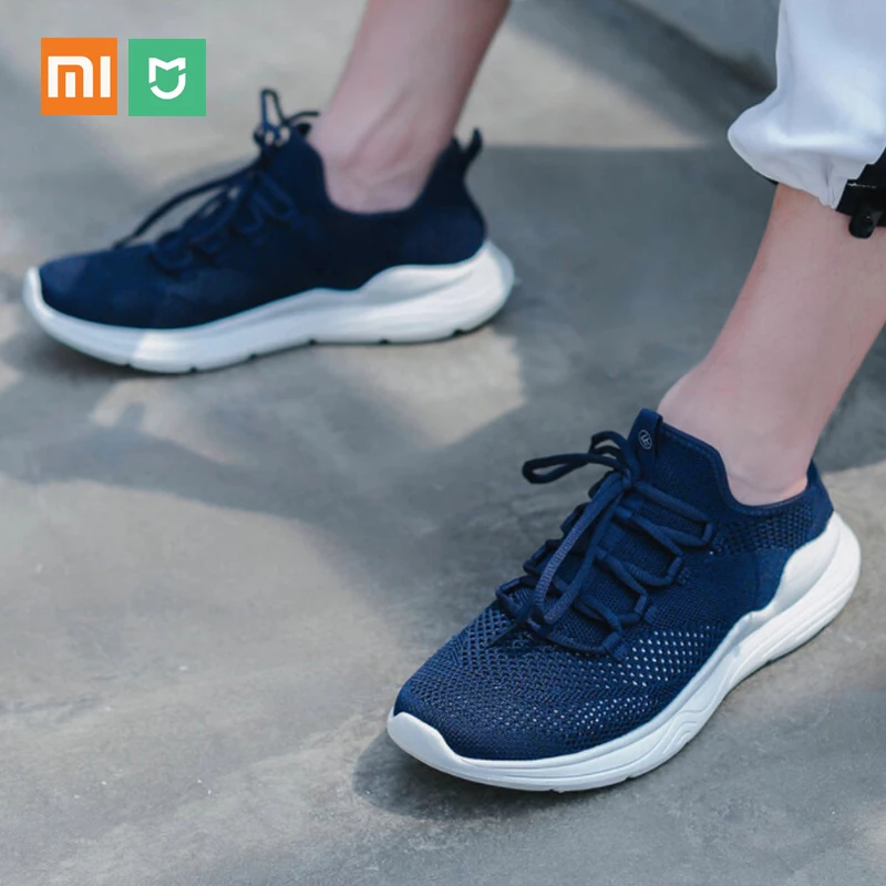 Xiaomi MIJIA вразлёт плетение дышащая легкая беговая Обувь освежающие классические