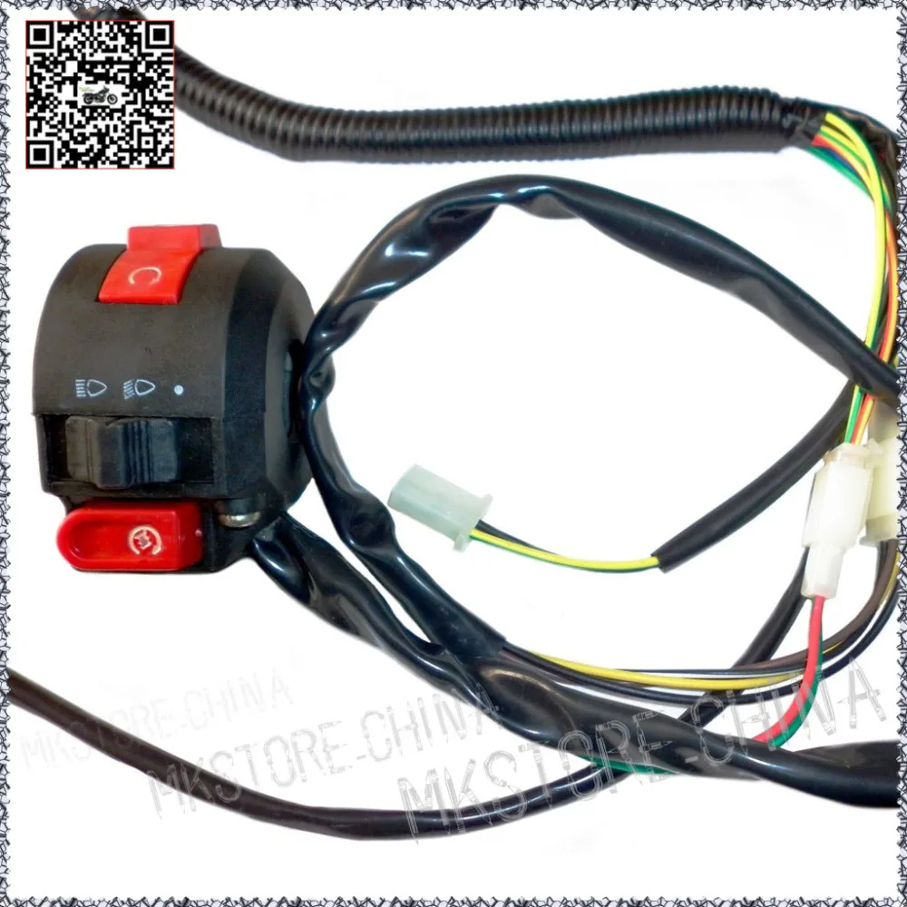 110cc + переключатель QUAD электрика Zongshen Lifan Ducar бритвы CDI катушки жгут проводов