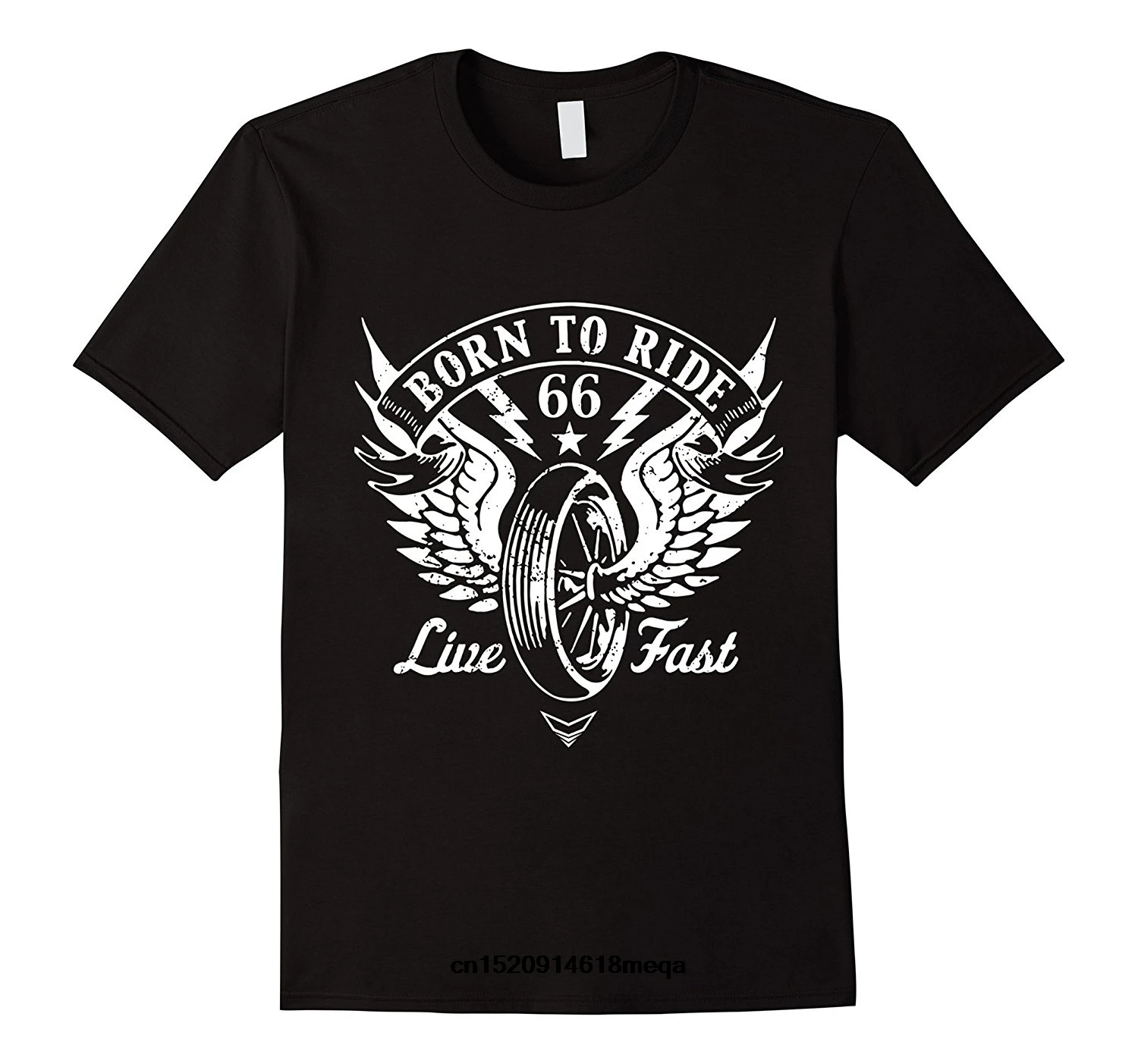 Возьмите Забавные футболки Born to Ride Live Fast Мужская мода | одежда