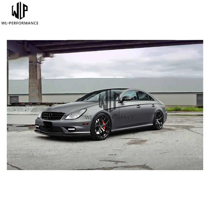 ClS carbon fiber Standard type Front Bumper Lip Spoiler Diffuser car body kit for Mercedes Benz W219 AMG 15up car styling use