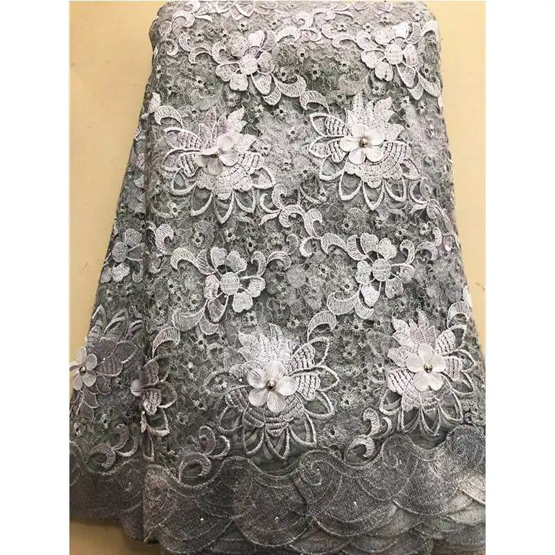 

beads decoration africa swiss french lace fabric tell net net wholesale african lady high quality for women wedding party