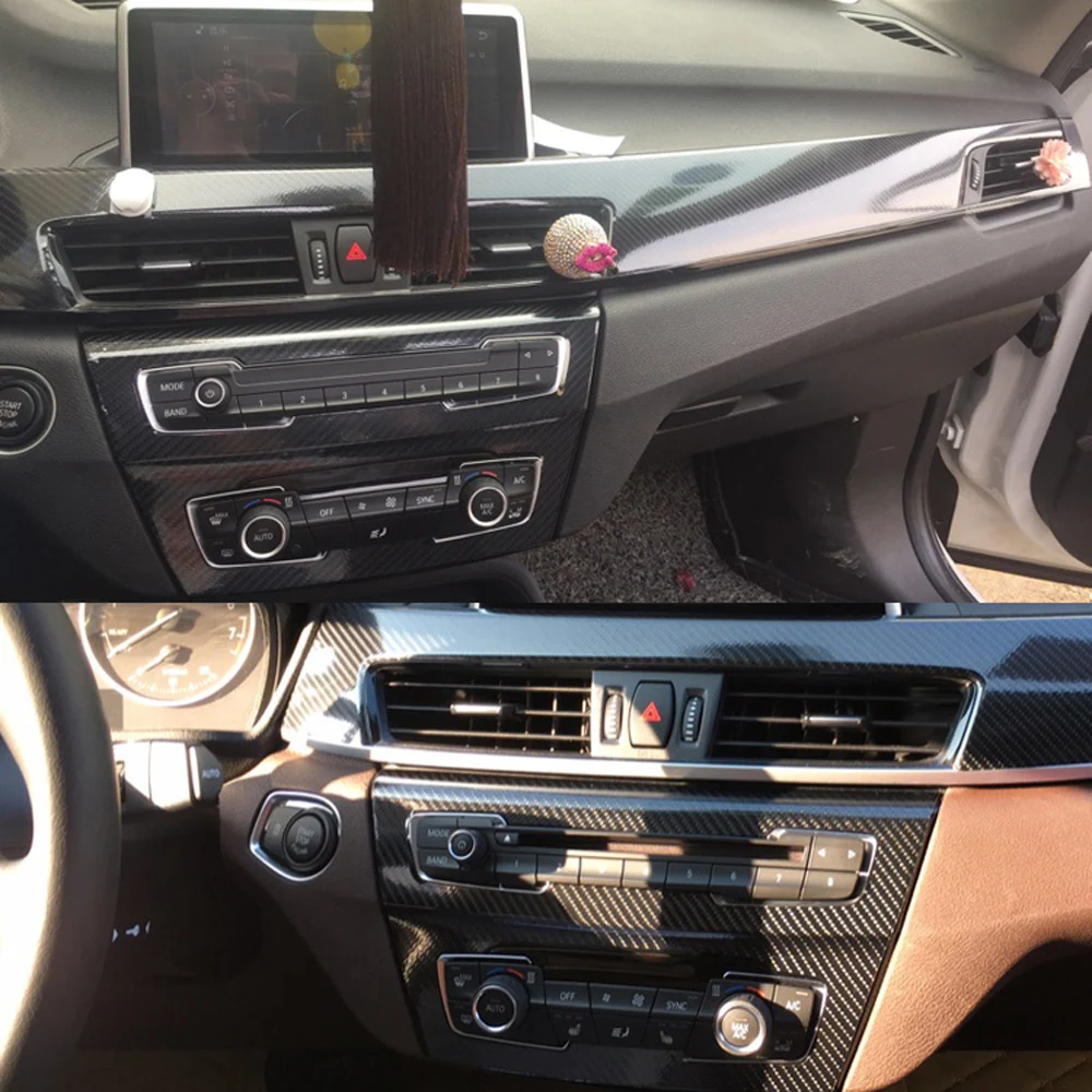 Для BMW x1 F48 2016 2020 интерьерная Центральная панель управления дверная ручка 3D/5D