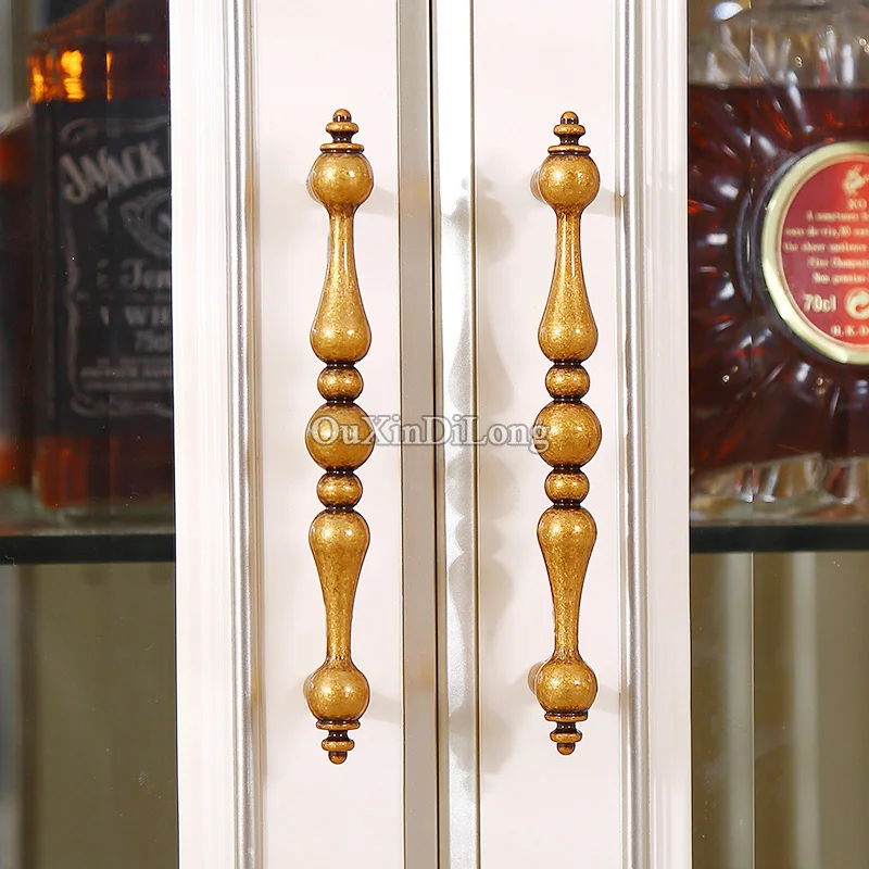 Античные ручки и для кухонной мебели в ретро стиле 10 шт. латунные шкафа шкафа|kitchen