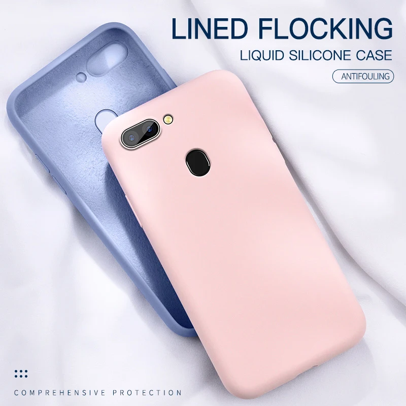 Оригинальный жидкий силиконовый чехол для Huawei Y7 Pro Y9 2018 2019 Honor 8 9 10 Lite 8A 8X View 20 V10 V9 Play