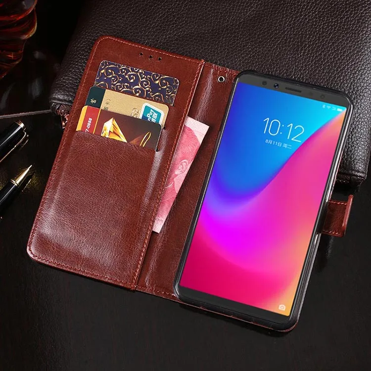 Флип-чехол для Lenovo K5 Pro роскошная задняя крышка из искусственной кожи чехол