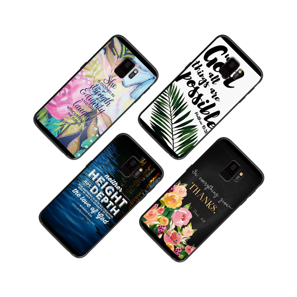 Мягкий чехол для телефона Samsung Galaxy S6 S7 S8 S9 S10e Plus Note 8 9|Чехлы-накладки| |
