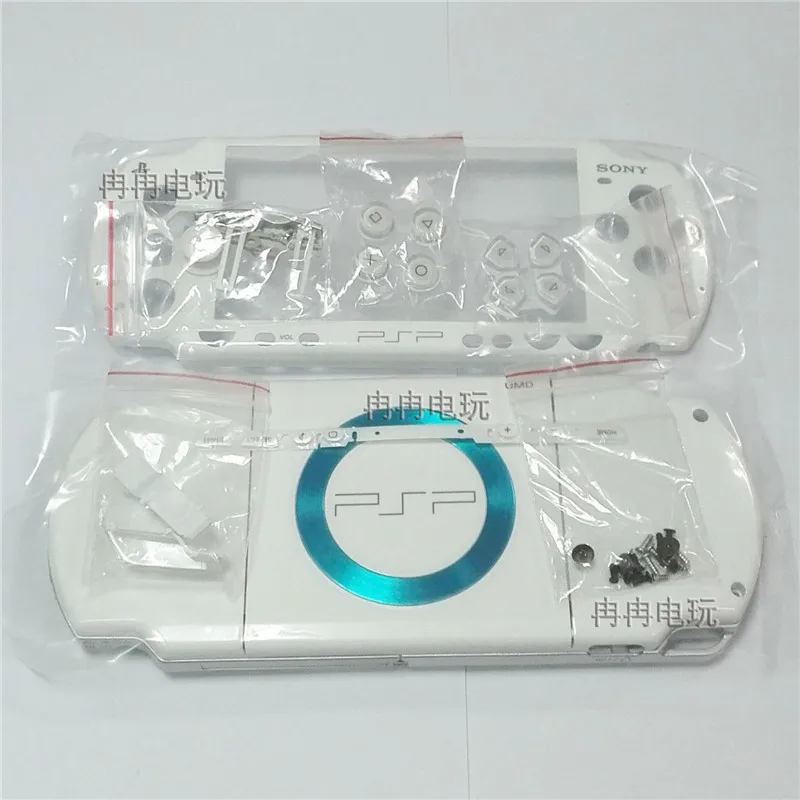 Розовый цвет оболочки для psp 2000 Консоль корпуса чехол с кнопками комплект