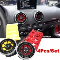 wooeight 4pcsset for audi a3 s3 8v pre facelift 2014 2015 2016 red yellow car styling air condition ac vent outlet blade cover