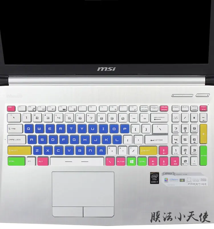 Защитная крышка клавиатуры для ноутбука MSI PE62 GP62M GP62MVR CS70 WT60 GS60 PE60 GS63VR PX60 PL60 WS63 CX62
