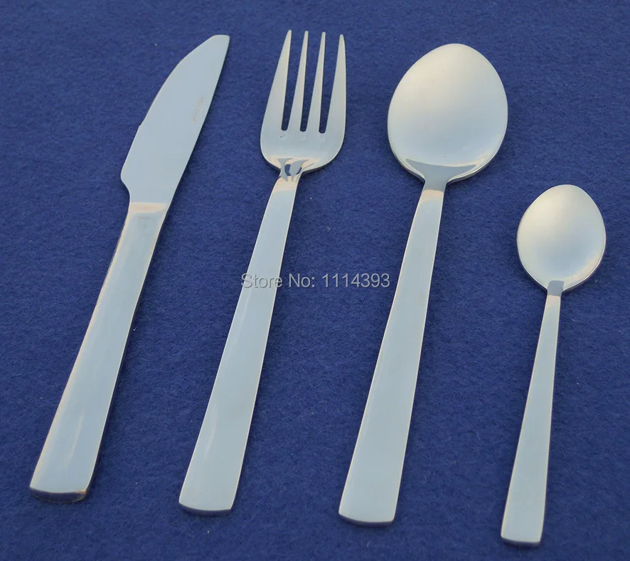 2166 Stainless steel Cutlery set 24pcs Mirror/ Flatware / Dinner Knife fork spoon coffee Tableware | Дом и сад