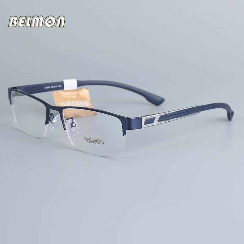 Belmon, оправа для очков, для мужчин, компьютерная, оптическая, по рецепту, близорукость, ботан, прозрачные линзы, очки для глаз, оправа для очков, для мужчин, RS12008