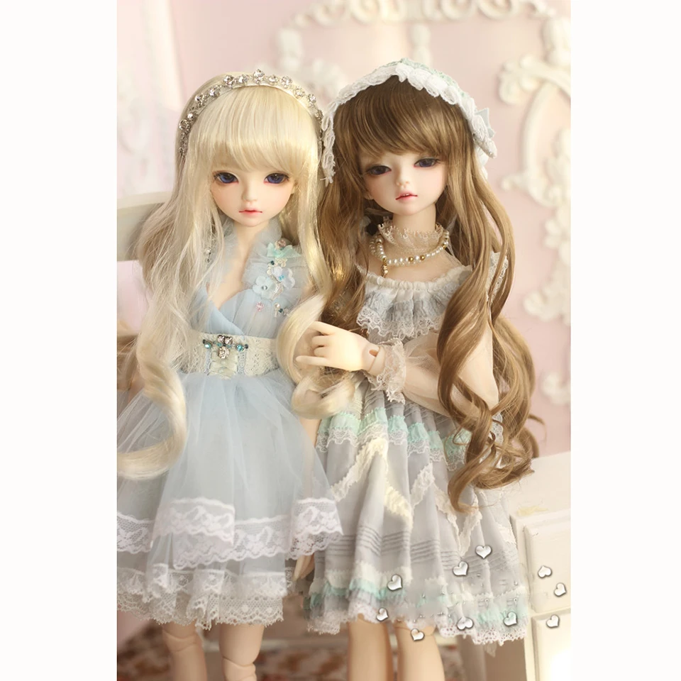 Bybrana 1/3 1/4 1/6 1/8 Bjd кукла большая волна имитация мохера длинные кудрявые парики