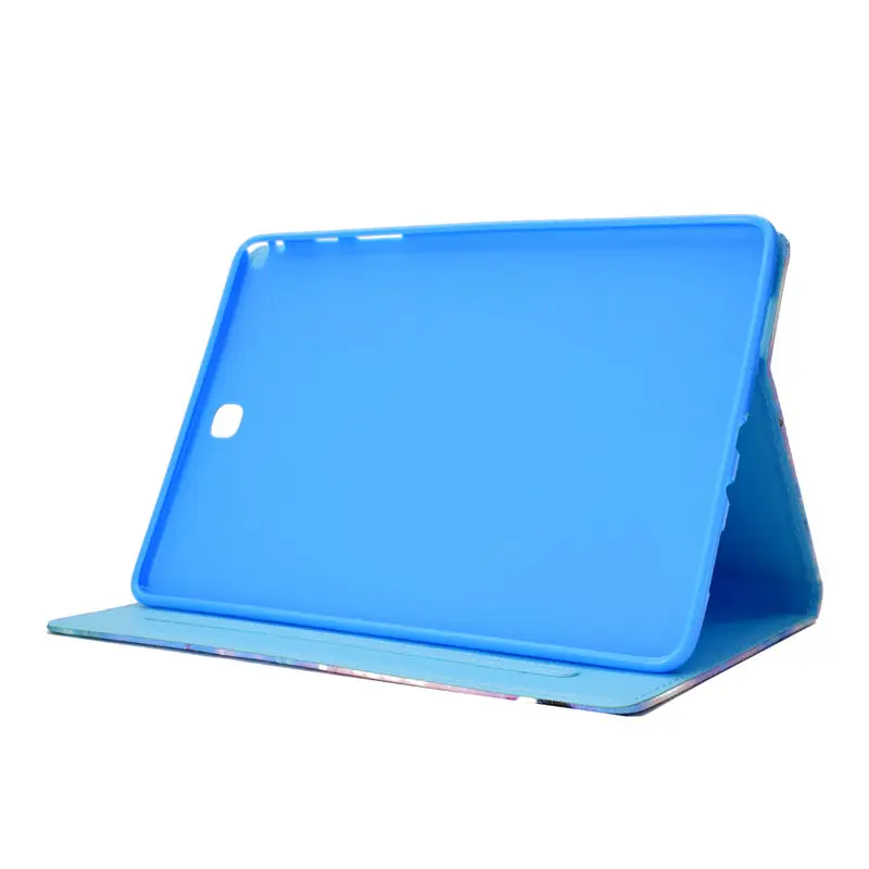 SM-T550 Мода чехол для samsung Galaxy Tab 9,7 SM-T555 T550 P555 P555C чехол принципиально таблетки силиконовый искусственная кожа стенд основа