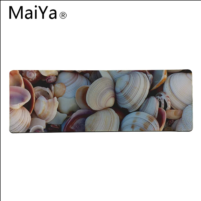 Высококачественный резиновый игровой коврик для мыши Maiya с морским пляжем