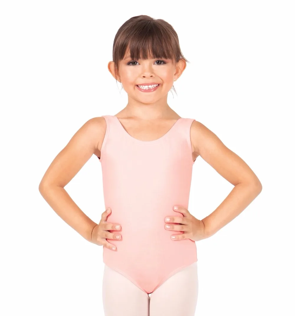 

ICOSTUMES Child Tank Leotard Girls Lycra Spandex Gymnastics Leotards Toddler Ballet Dance Leotards Pink Ballerina Clothes