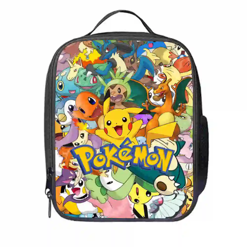 Сумка для ланча Pokemon с животными на заказ собак кошек аниме женщин мужчин