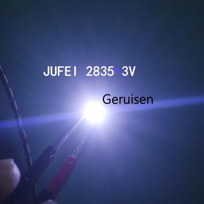 Светодиодный светильник JUFEI подсветка 1210 3528 2835 1W 3V 84LM холодный белый ЖК для ТВ Приложение 01.JT. 2835BPW1 C 1000
